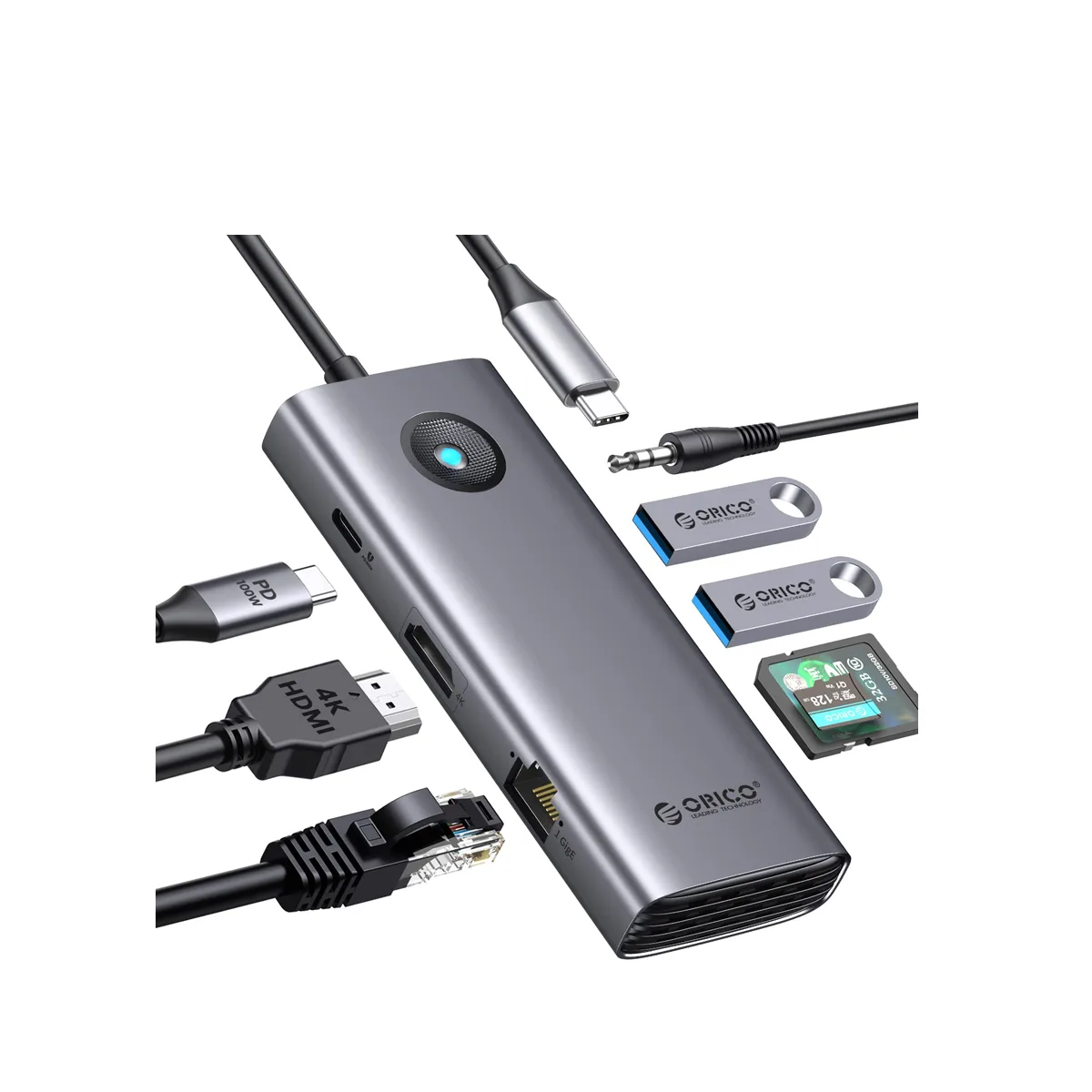 ORICO Docking Station 8 in 1 TYPE C - R&R Computer Services