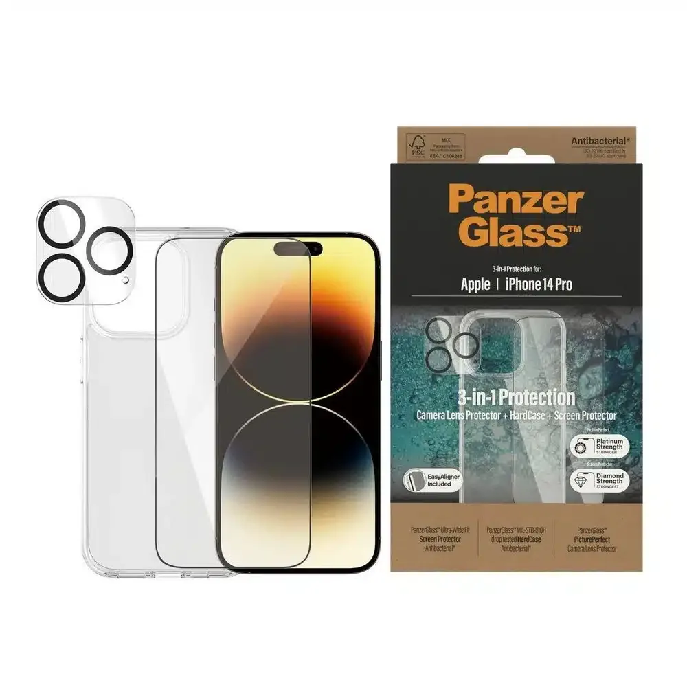 PANZER GLASS 3in1 SET Za Apple Iphone 14 Pro