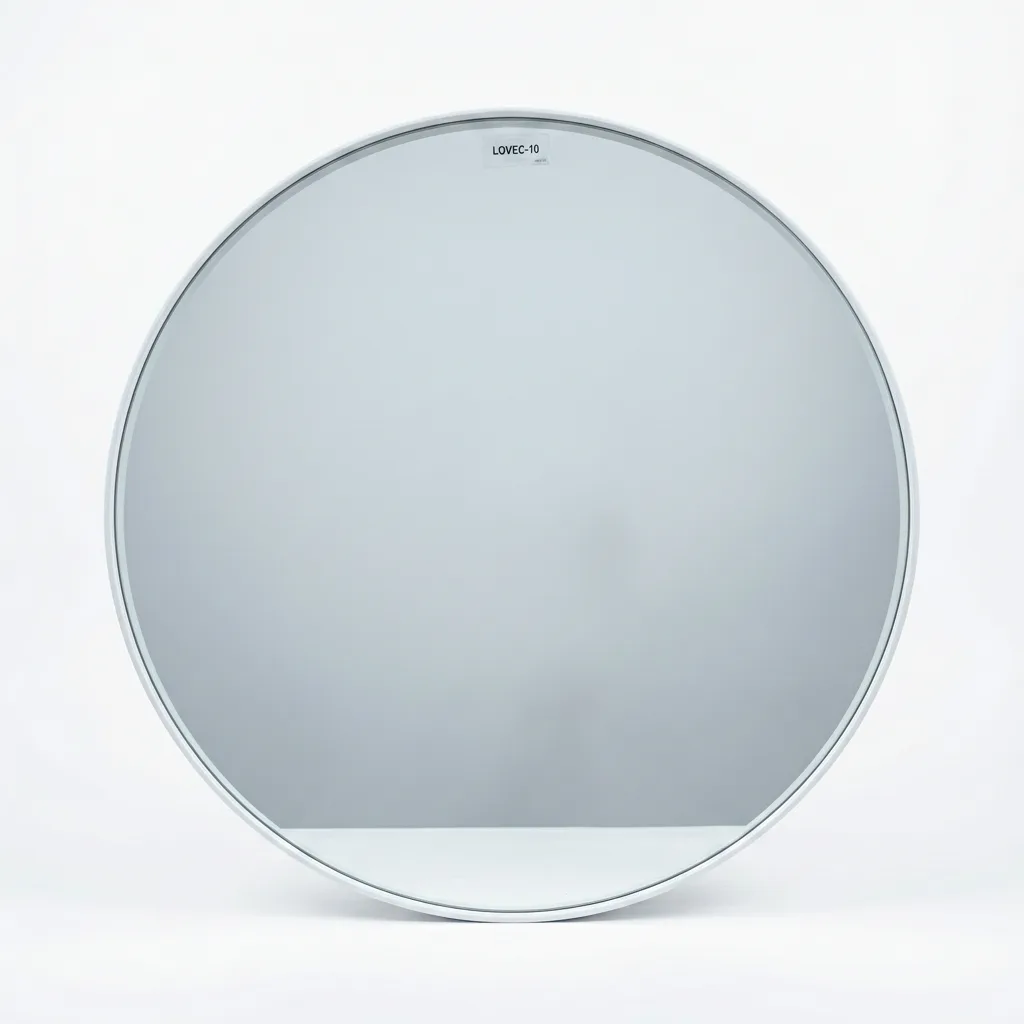 Pasqyre Rrethore e Bardhe / 70cm