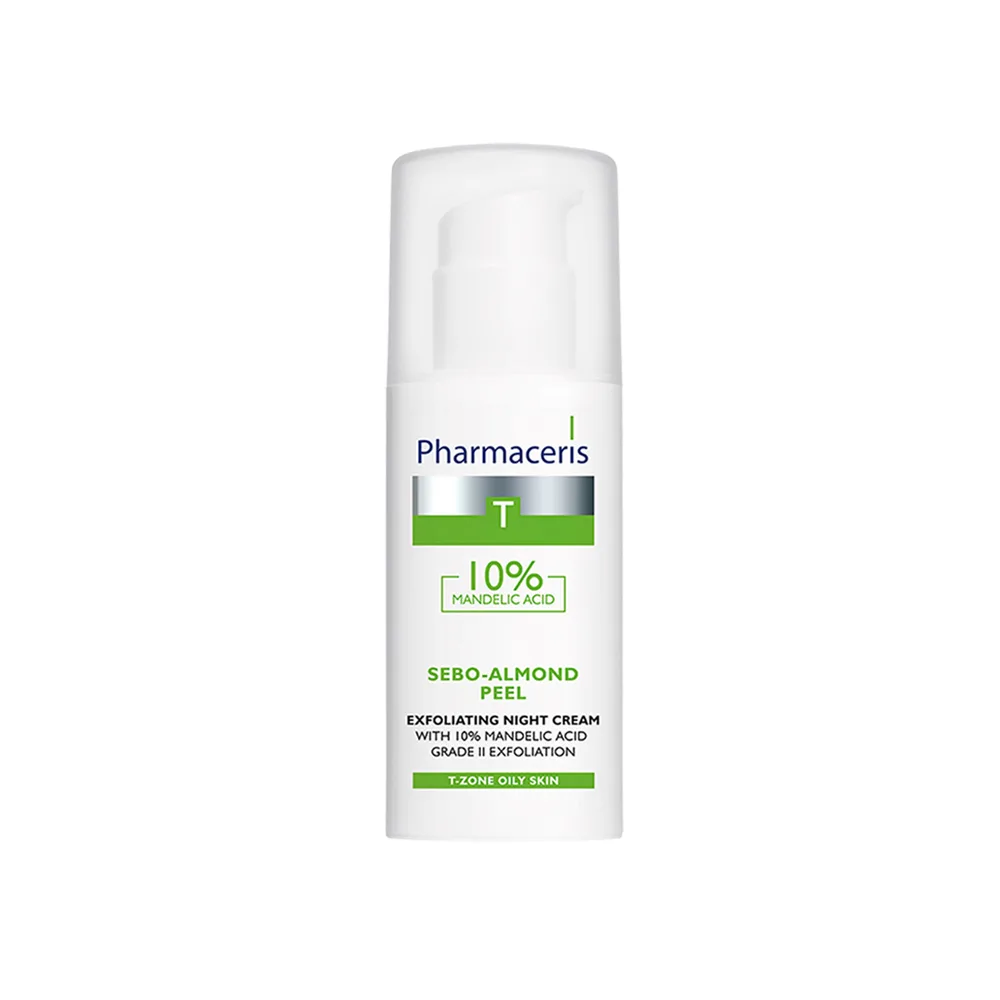 Peeling me acid bajame 10% për fytyrën Pharmaceris Sebo-Almond Peel 50 ml