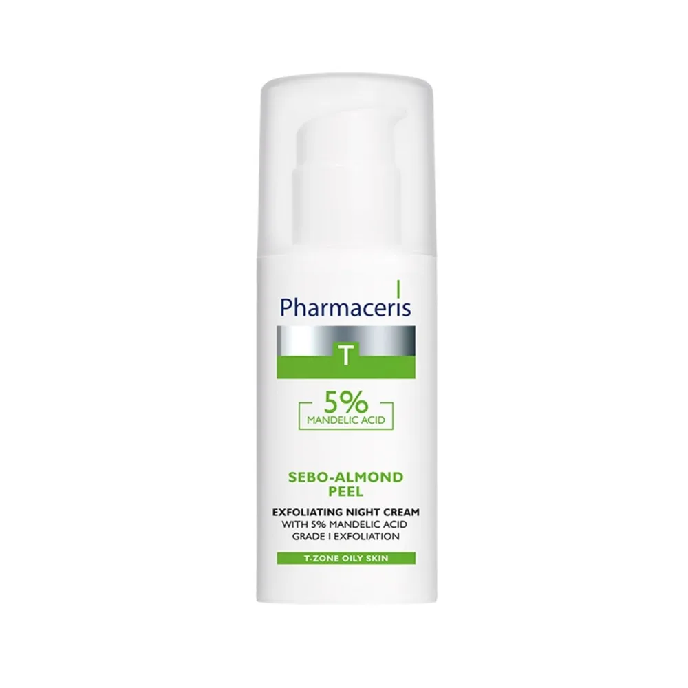 Peeling me acid bajame 5% për fytyrën Pharmaceris Sebo-Almond Peel 50 ml