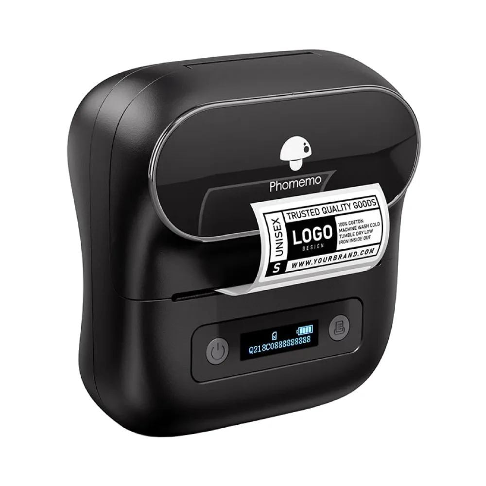 Phomemo M220 Bluetooth Label Printer Black