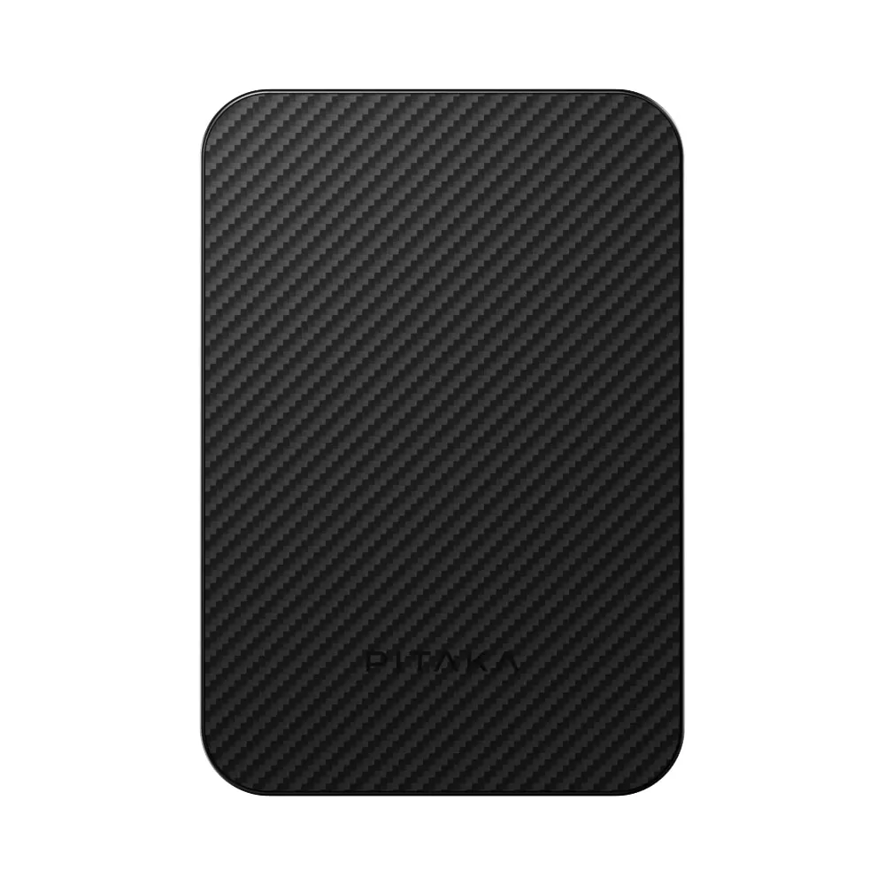 Pitaka Aramid Fiber Magnetic Power Bank Black
