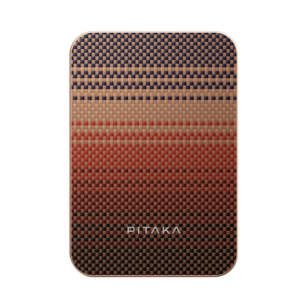 Pitaka Aramid Fiber Magnetic Power Bank Sunset