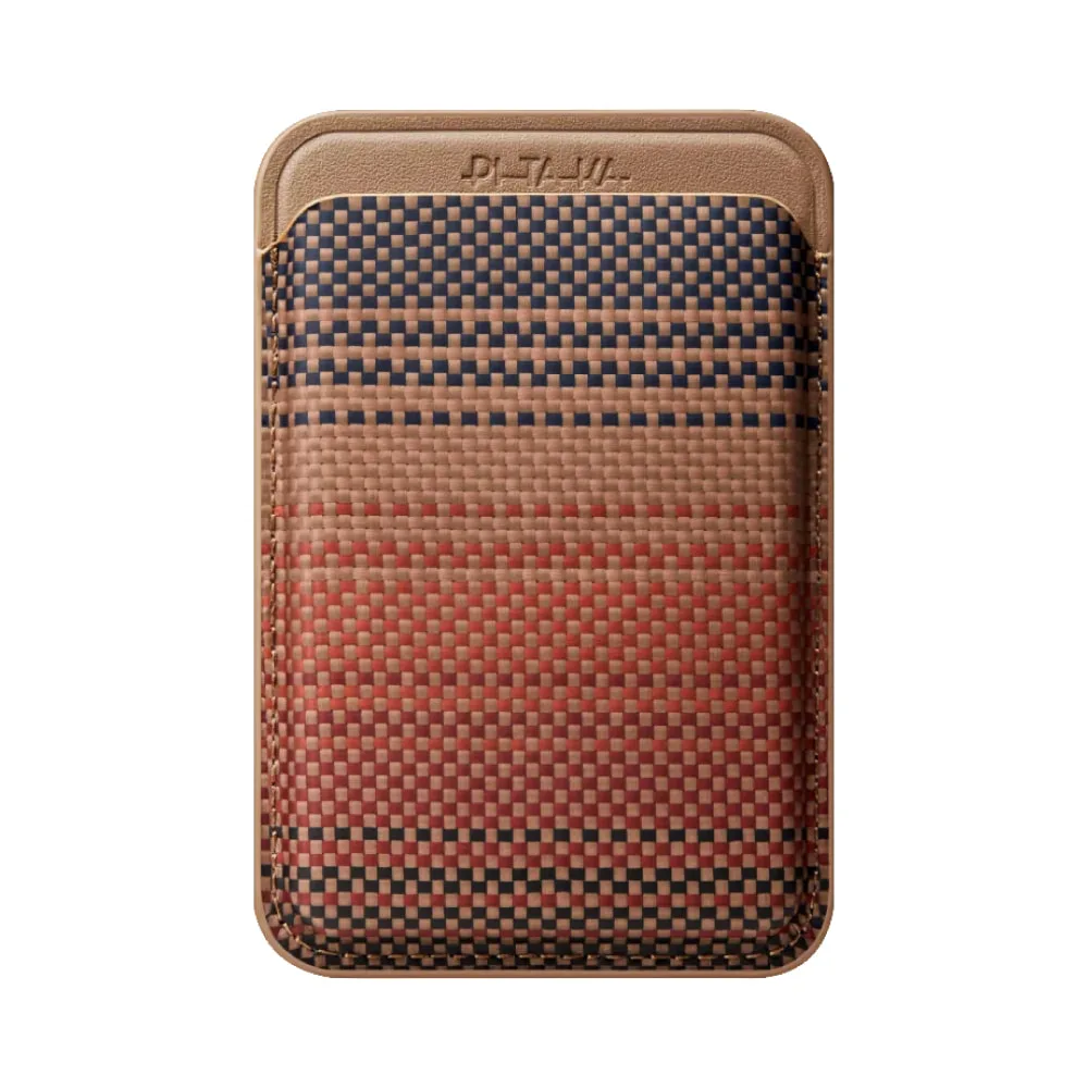 Pitaka Magnetic Woven Wallet Sunset
