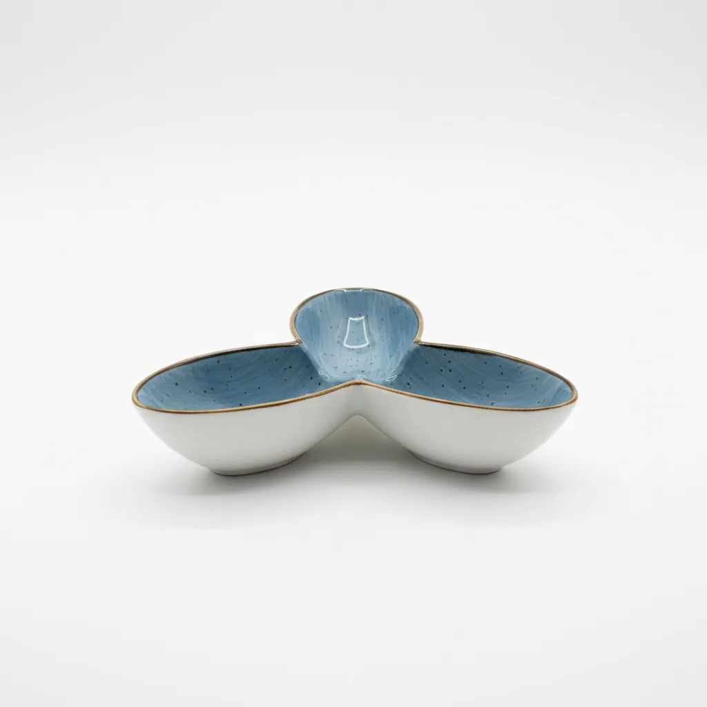 Pjate / 18x3.5cm / Porcelan / Fushe Blu / imitim lule