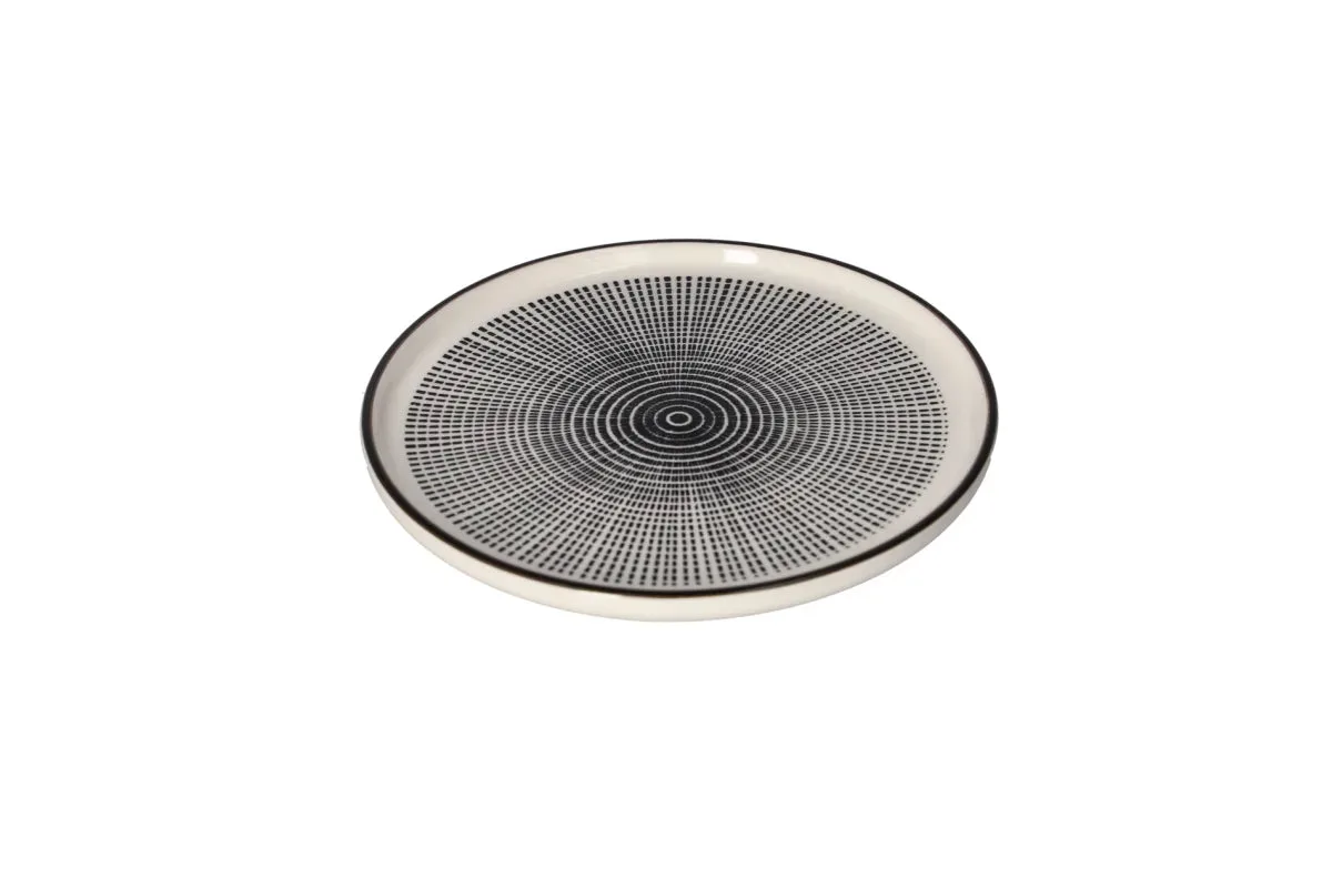 Pjate Embelsire / 15cm & Bardhe-zeze/Porcelan