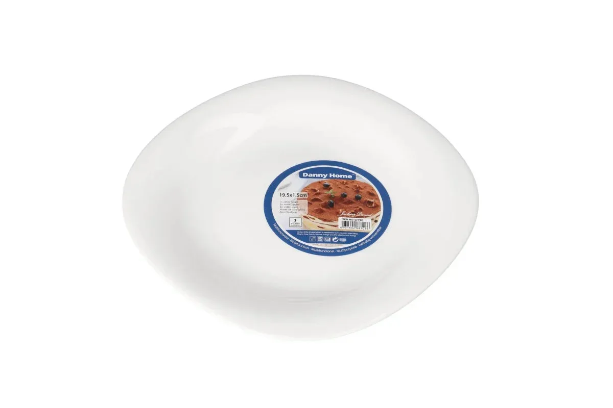 Pjate Embelsire / 19.5x19.5x1.5cm / Bardhe / Qelq Opal