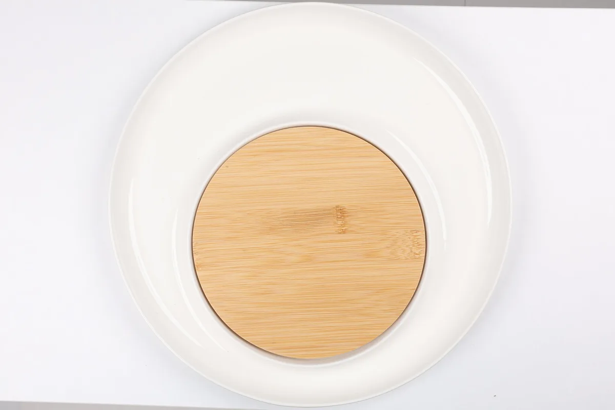 Pjate Servirje dhe Mbajtese Bamboo / 32cm