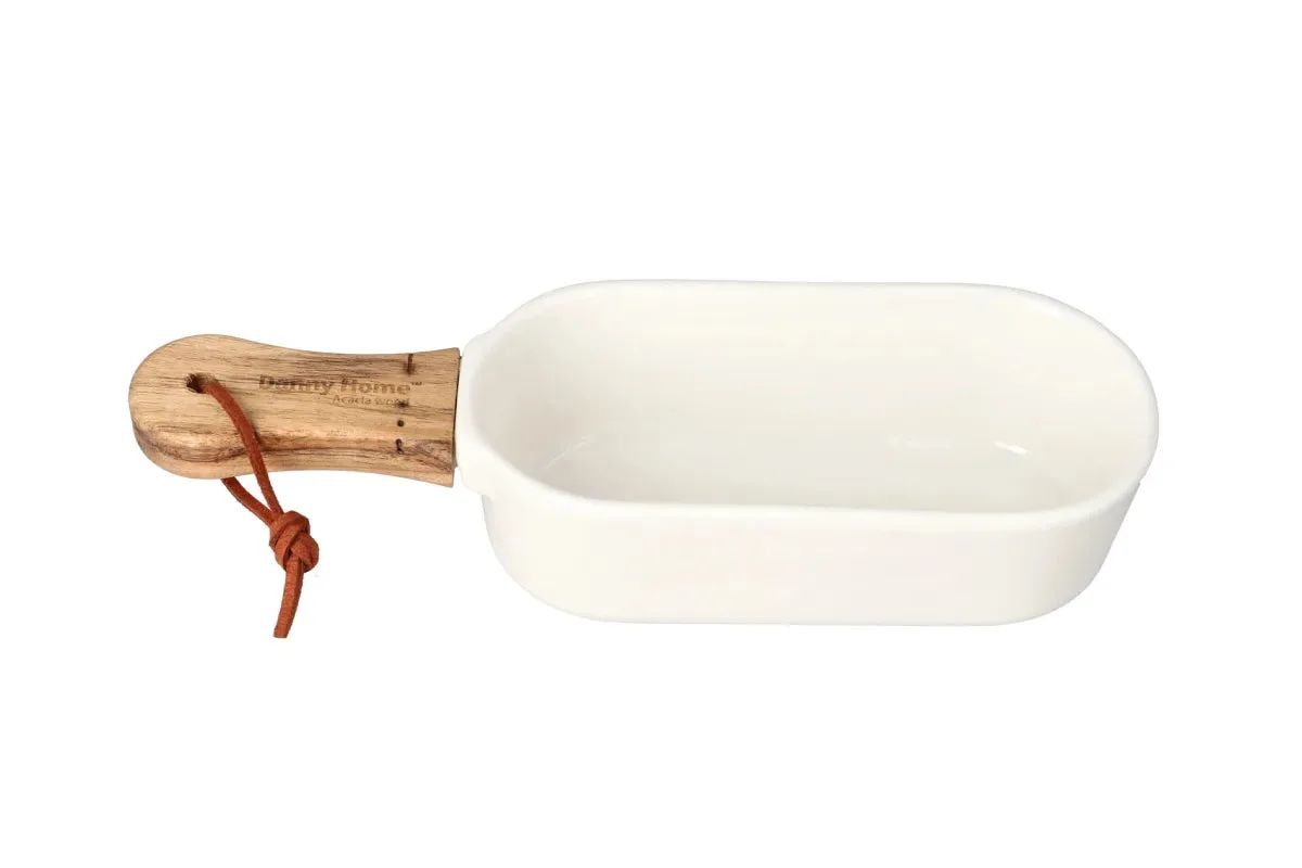 Pjate servirje me Bisht Drruri / 26*8.5*5cm / Porcelan