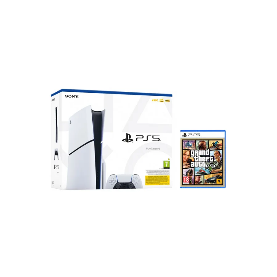 Playstation 5 SLIM D ch + GTA V PS5
