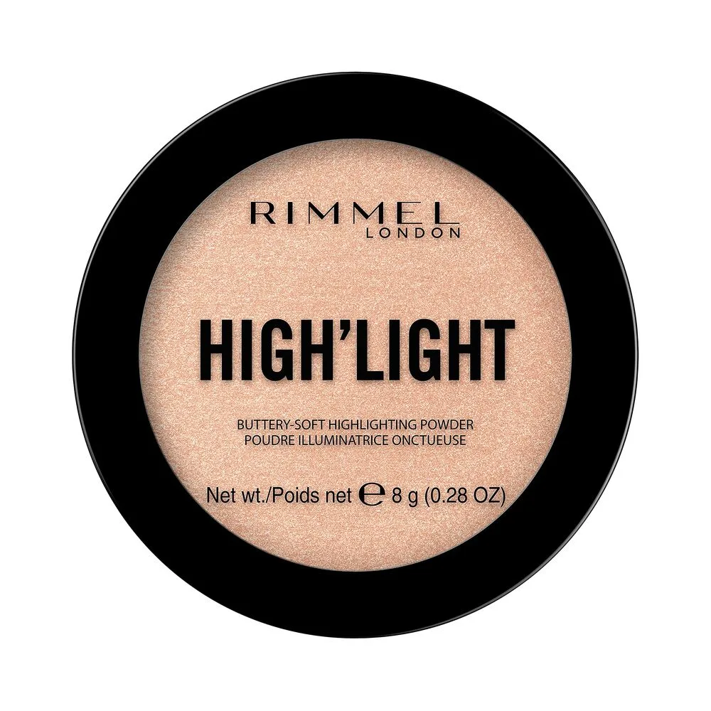 Pluhura kompakte bronzimi High'Light Rimmel London Nº 002 Candleit (8 g)