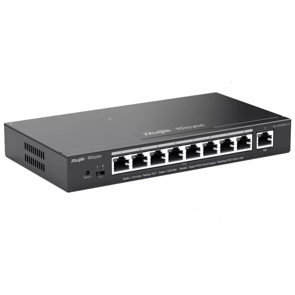 RG-ES209GC-P 9 PORT Gigabit CLOUD Managed POE Switch - R&R Computer Services
