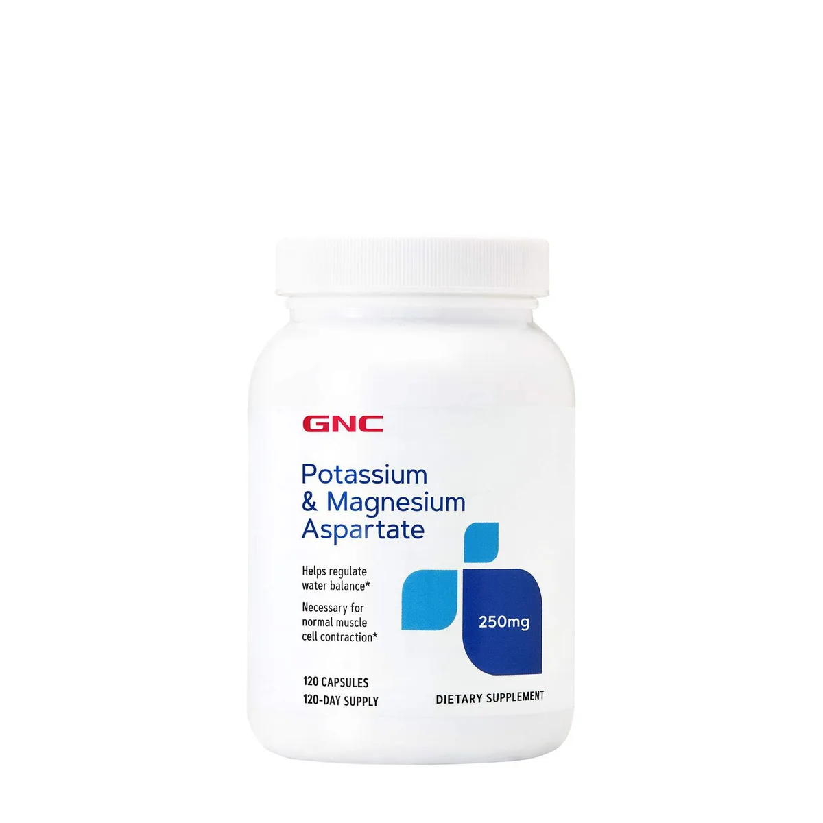 Potassium Magnesium Aspartate 250 mg për ekuilibrin e elektroliteve dhe muskujt
