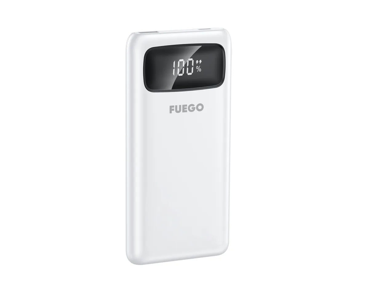 Powerbank FUEGO FG168K SUPER Charge 10000mAh WHITE