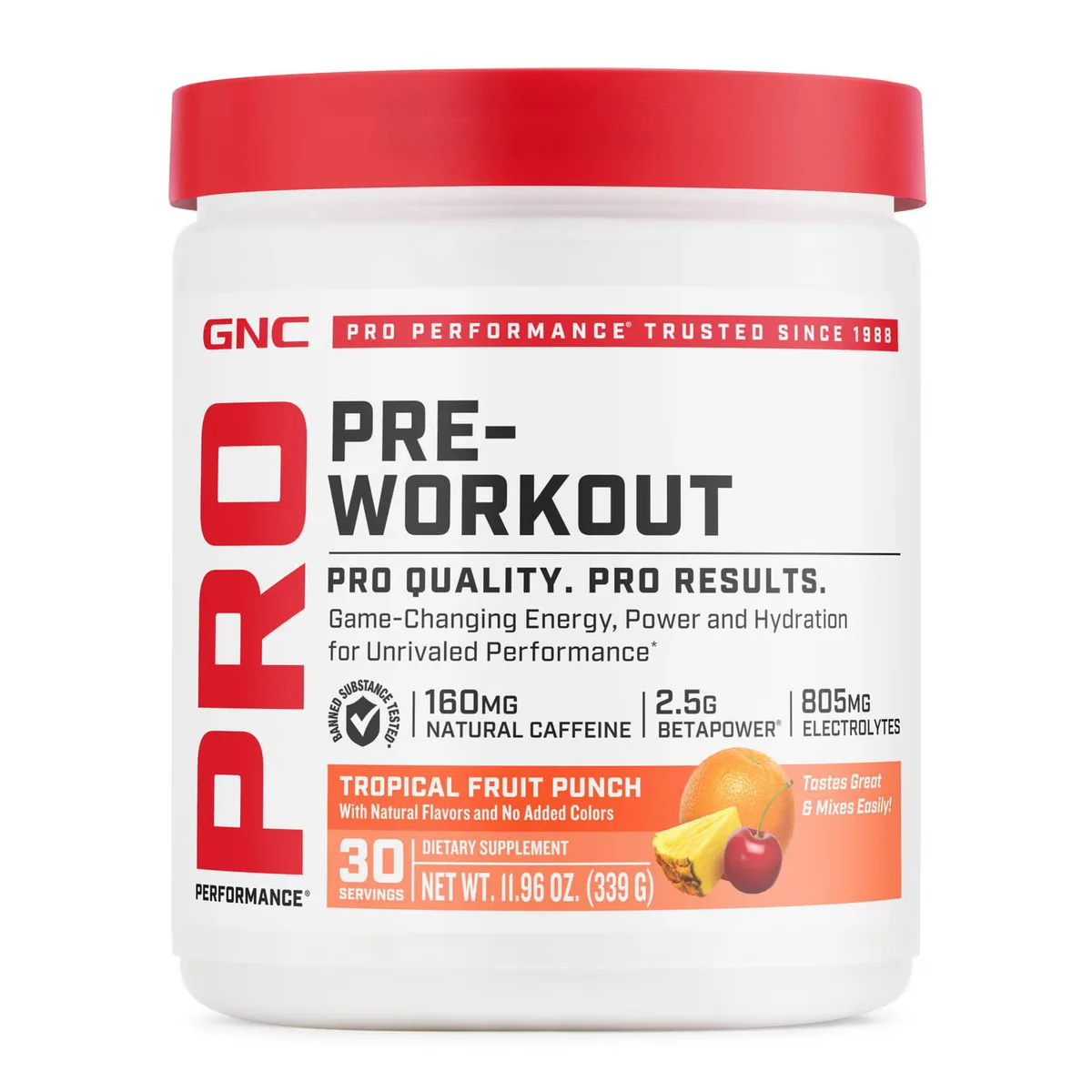 Pre Jym Plus Pre-Workout Fruit Punch për energji dhe pump muskulor