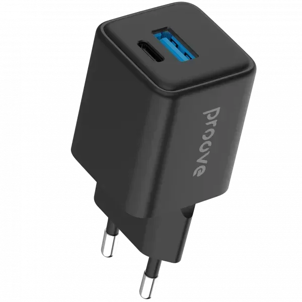 Proove Koke karikimi Pocket Gan 30W (Type-C + USB) Black