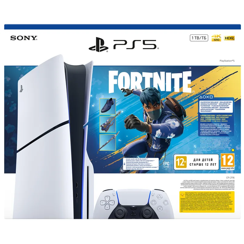 PS5 Playstation 5 SLIM DISC Fortnite 1TB