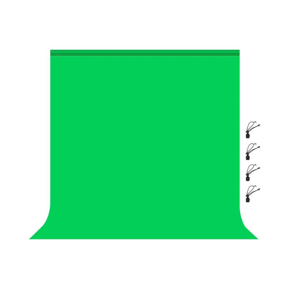 Puluz Photography Green Backdrop Cloth 2m Width X 2m Height