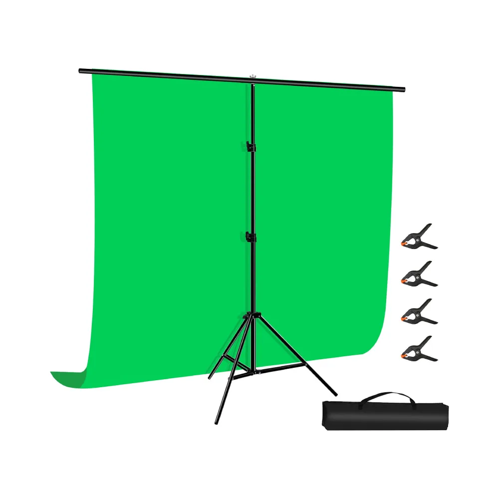 Puluz T-Shape Photography Green Backdrop 2M (Width) X 2M (Height)