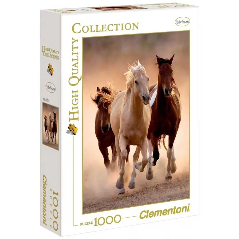 Puzzle Clementoni 1000 COPE Running Horses