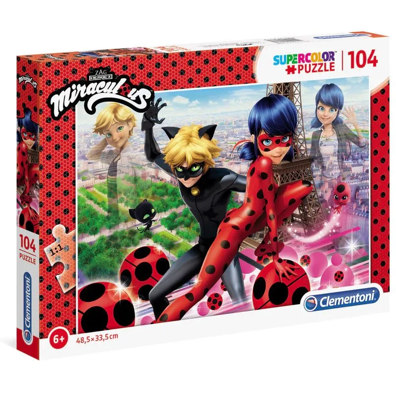 Puzzle Clementoni 104 COPE Miraculous 6+