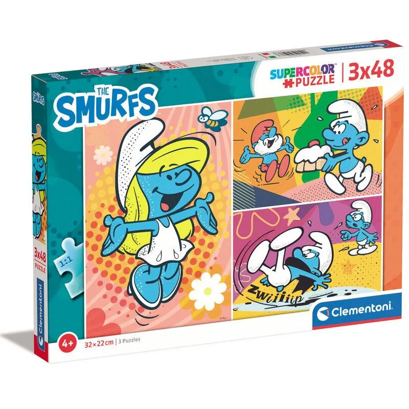 Puzzle Clementoni 48 COPE 3 Figura SMUR 5+