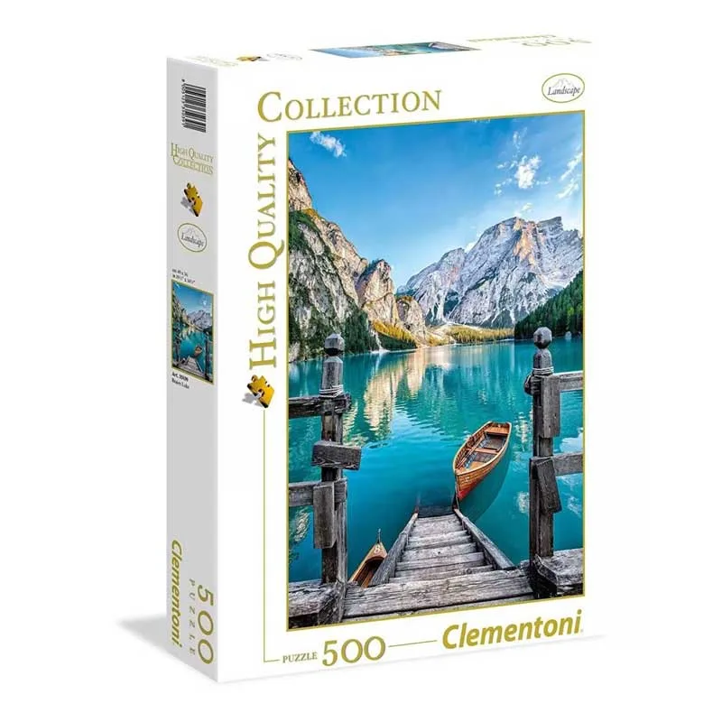 Puzzle Clementoni 500 COPE Braies LAKE