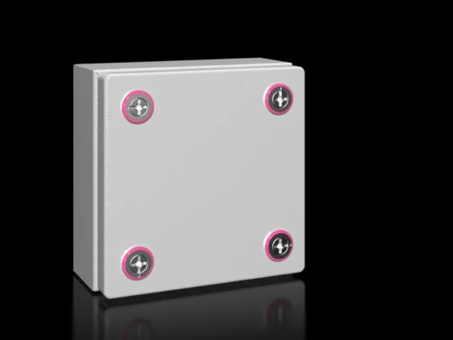 SHEET STEEL KX Terminal BOX, WHD: 150x150x120mm, Without Mounting PLATE, WITH COVER, Without GLAND PLATE