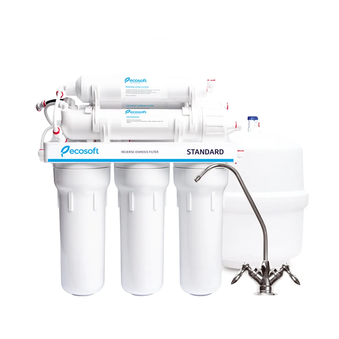 Sistem standart filtrimi RO me mineralizim/pompe Ecosoft