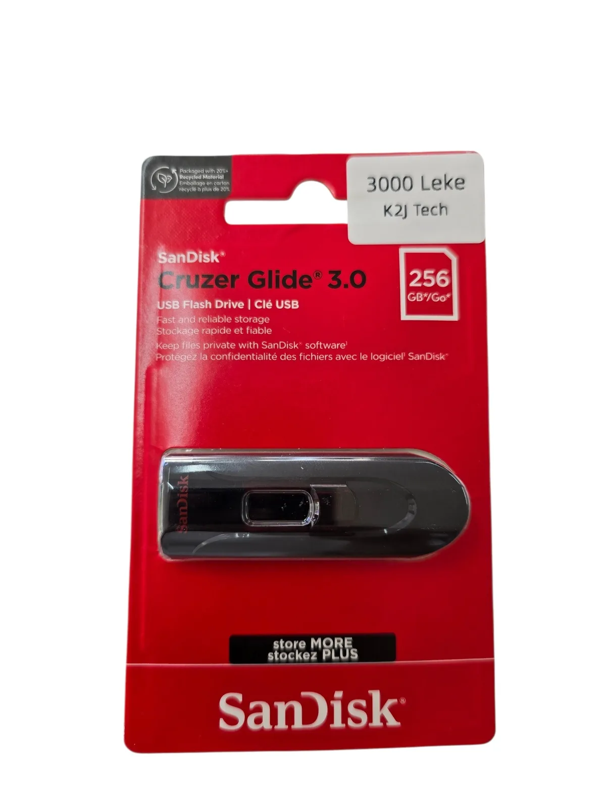 SanDisk Cruzer Glide 3.0 256GB USB Flash Drive – Fast