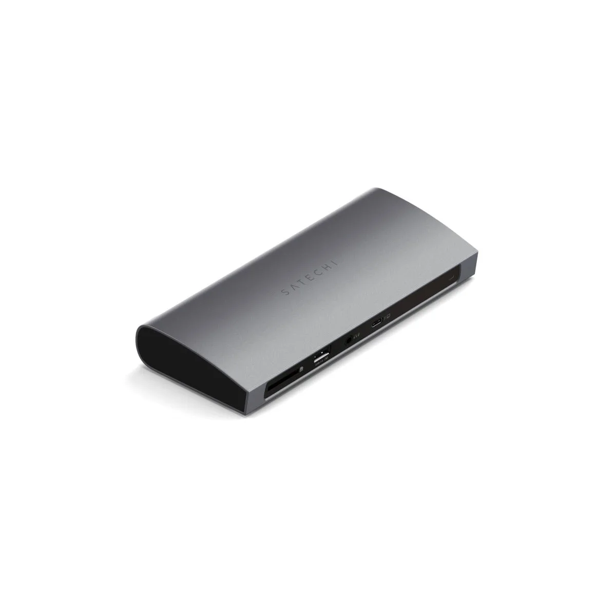 Satechi Aluminium Thunderbolt 4 Dock (1xT4 P 96W,3x T4 40Gbps 15W,Ethernet,3xUSB-A 3.2 10 Gbps,1xUSB-A 2.0 charging,SDcard,3.5mm audio) EU version - Space Grey