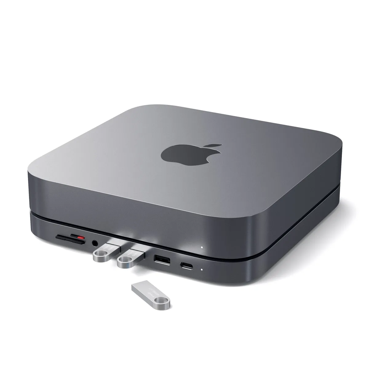 Satechi Aluminium Type-C Stand and Hub for Mac Mini - Space Grey
