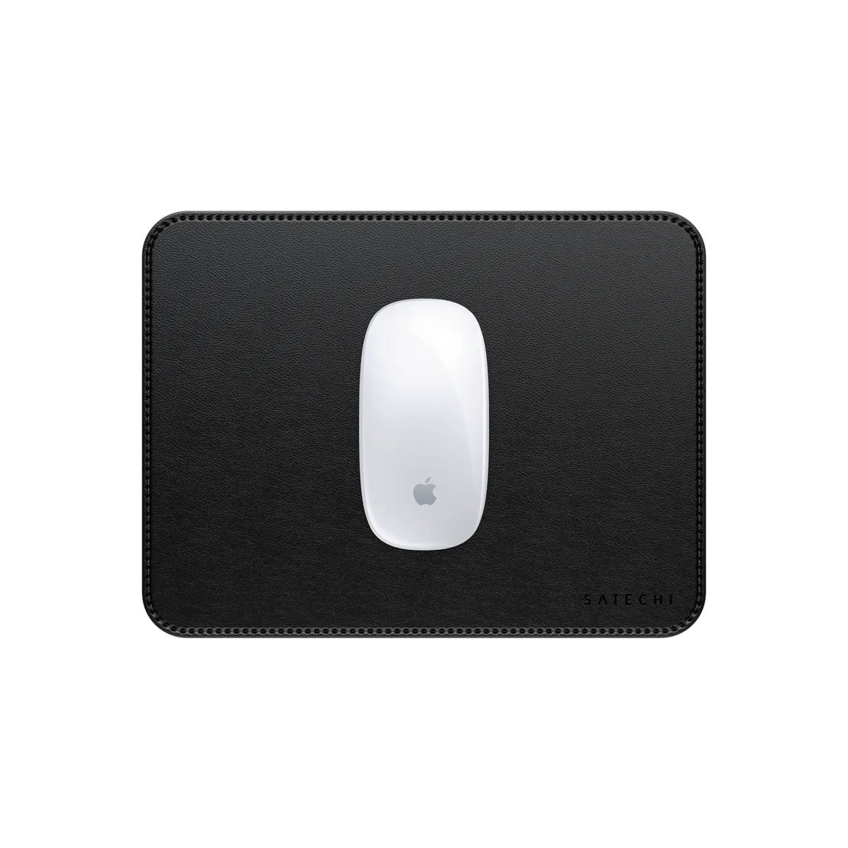 Satechi Vegan - Leather Premium Mouse Mat - Black