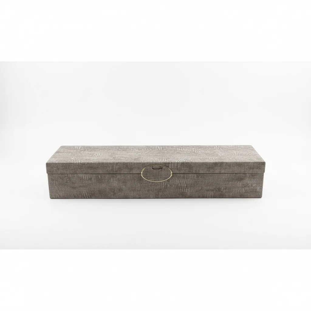 Set 2 kuti PU/ gri-kafe