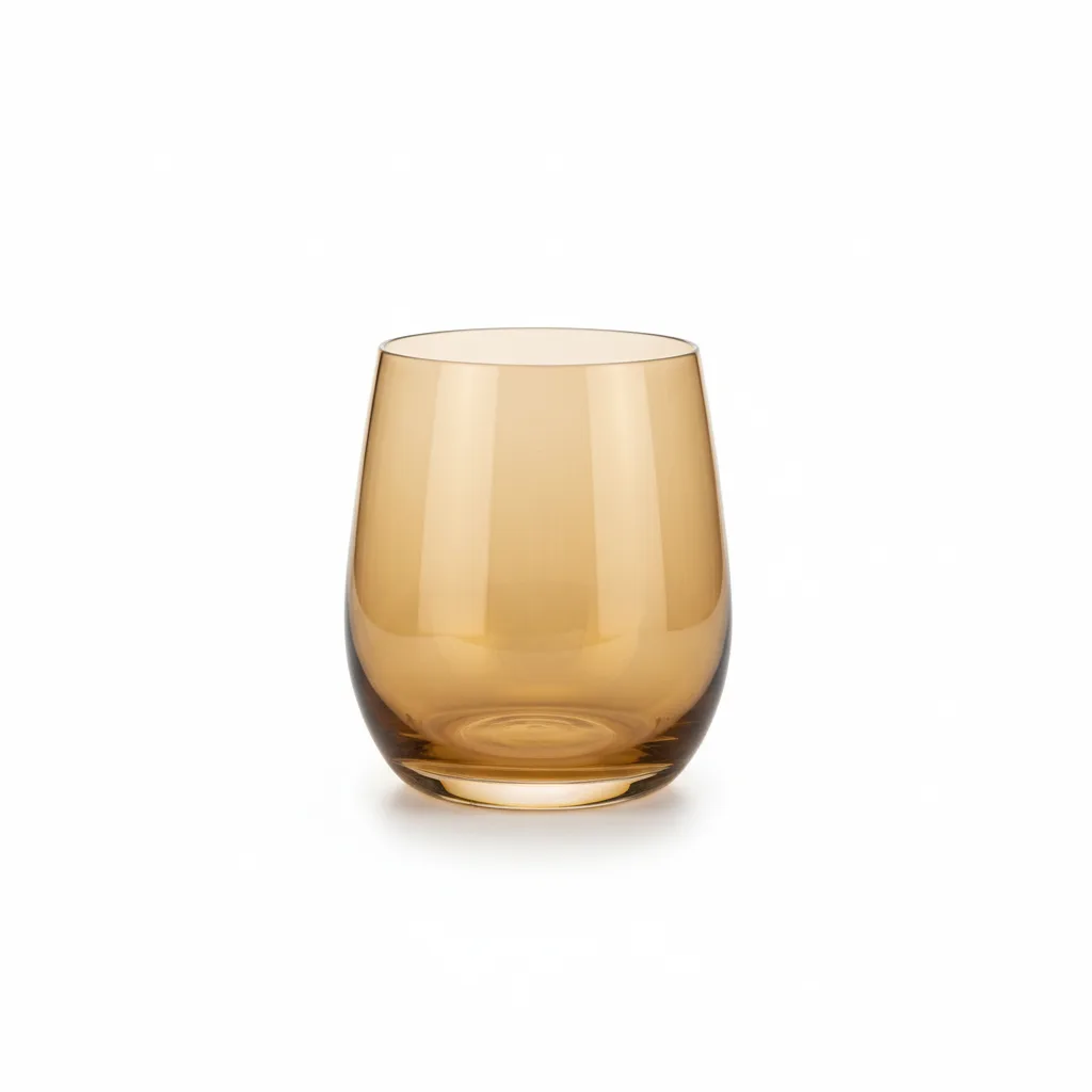 Set 6 Gotash Boutique Short Tumbler 345ml, Qelq Amber Elegant