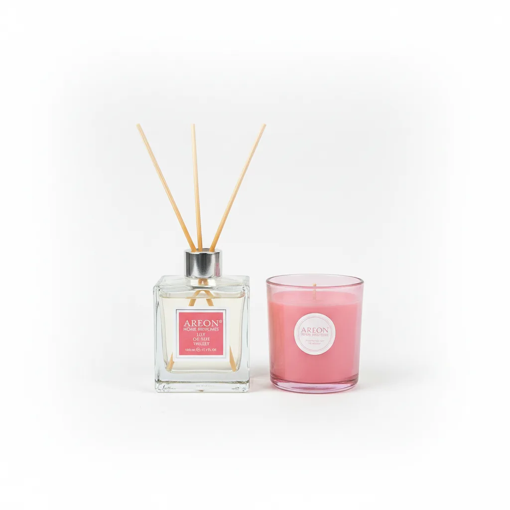 SET Ambienti AREON HOME Perfume 150ML + QIRI Aromatik 120G - LILY OF THE Valley