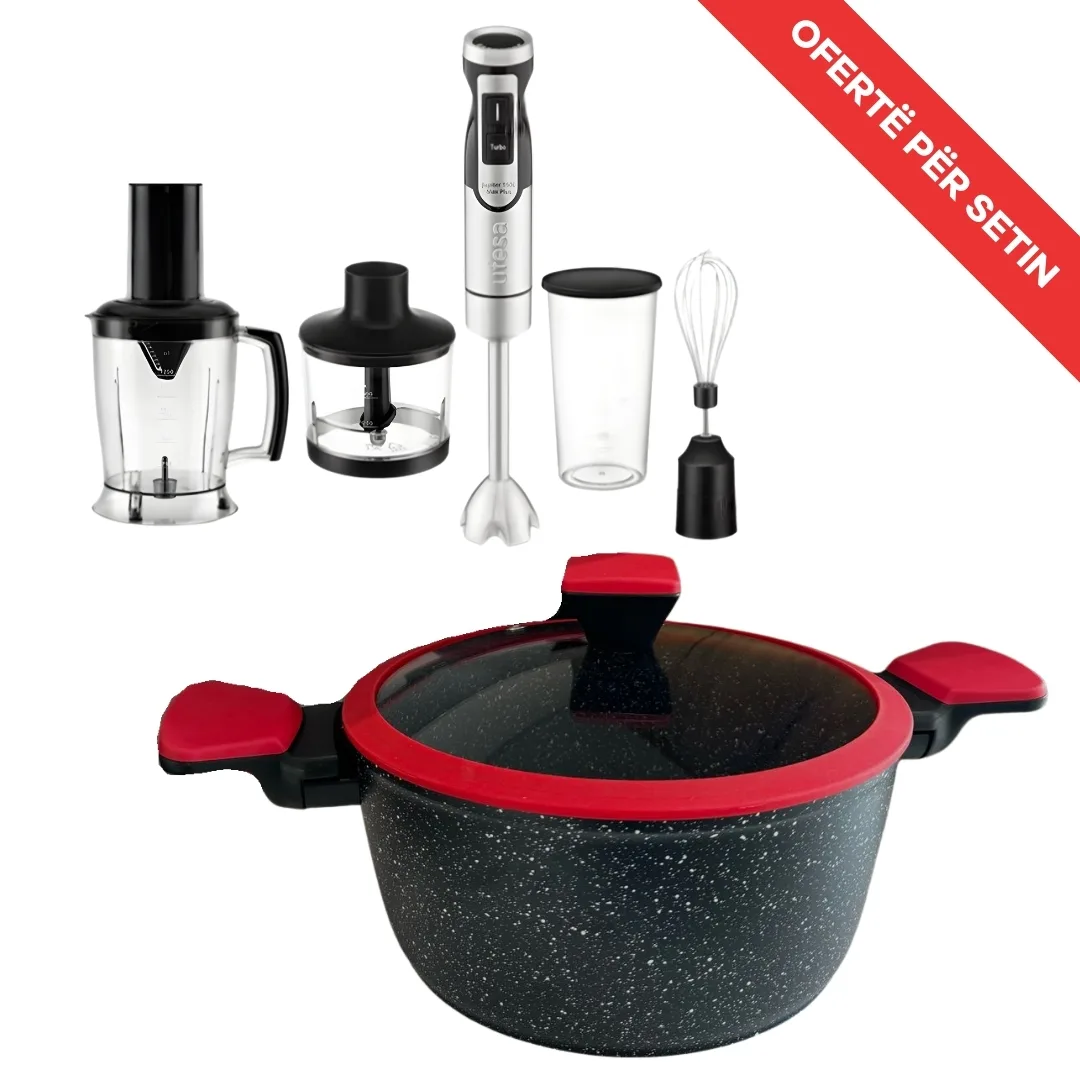 Set Blender Dore Ufesa Jupiter 1500 Max Plus 1500W + Tenxhere CASSEROLE GRANITED COATED 22cm