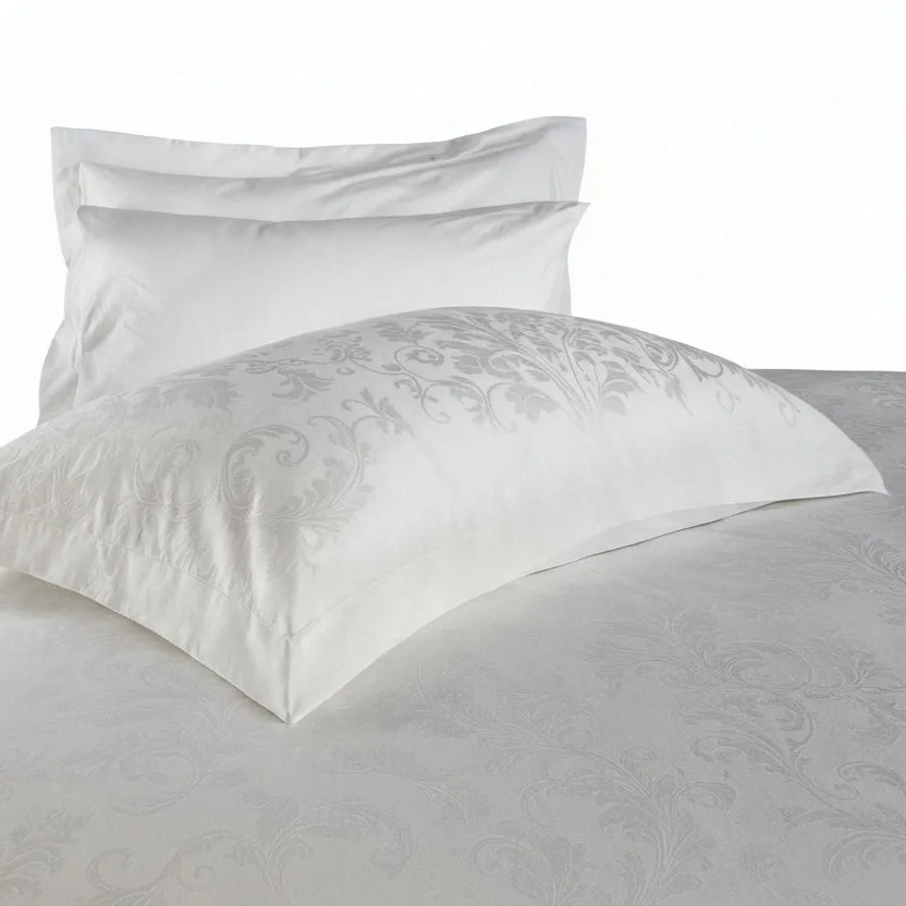 Set Carcaf Damas White 220x240 / 100 Pambuk