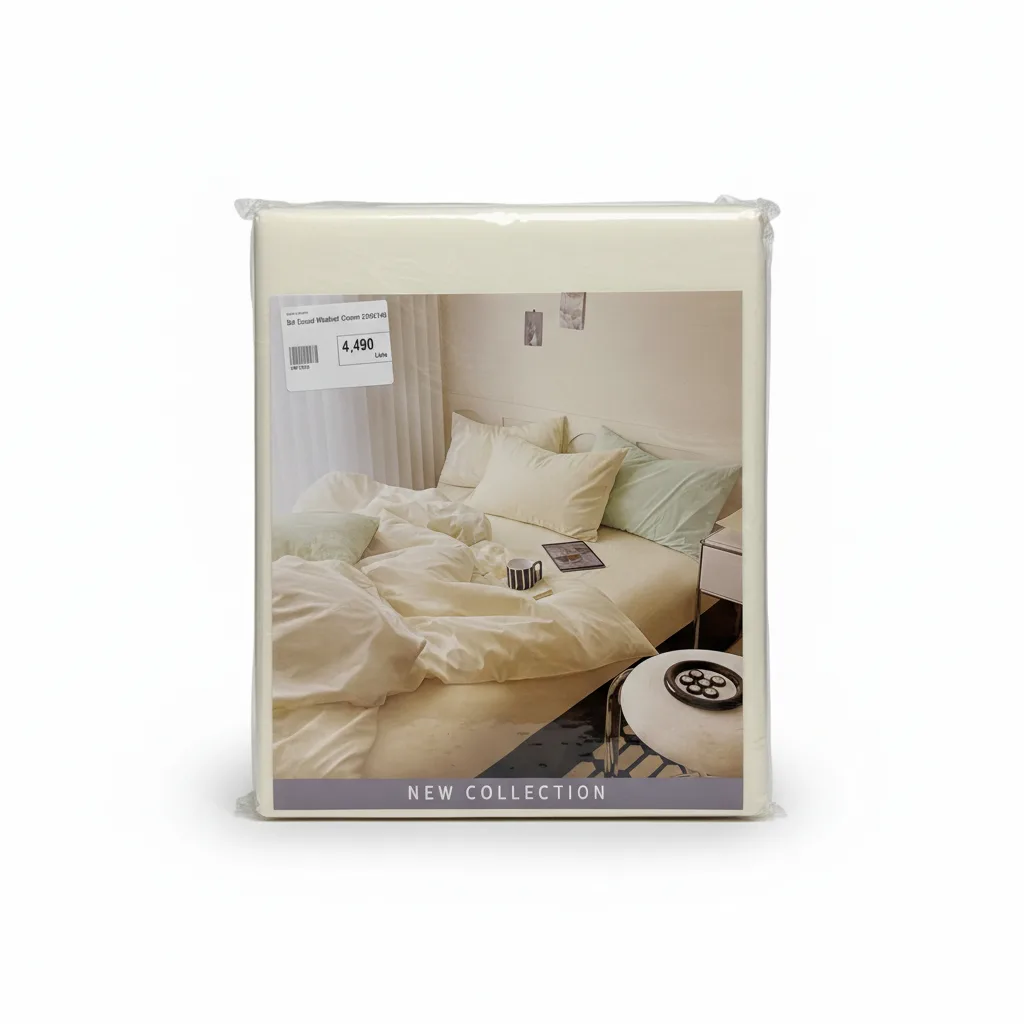 Set Carcaf Washed Cream 220X240