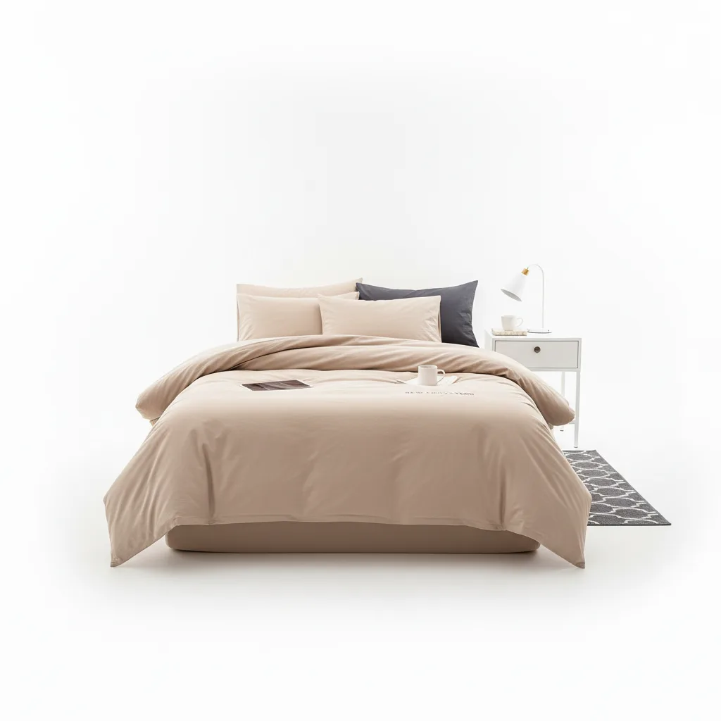 Set Carcaf Washed Taupe 220X240