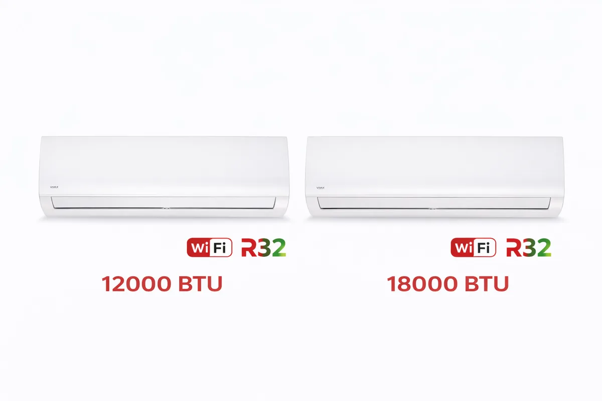 Set Kondicionerësh Vivax ACP-12CH35AENI + ACP-18CH50AENI, 12000 BTU & 18000 BTU Inverter A++/A+++ WiFi Ready R32