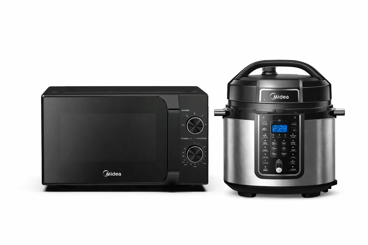 Set Mikrovalë Midea MM20CF2EBK 20L + Multicooker Midea MY-CS6037WPB 6L 1000W