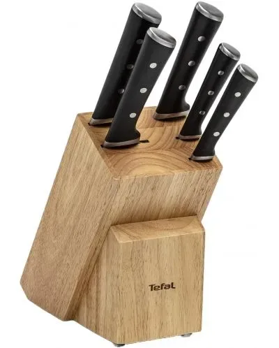 Set noževa s drvenim stalkom Tefal K232S574