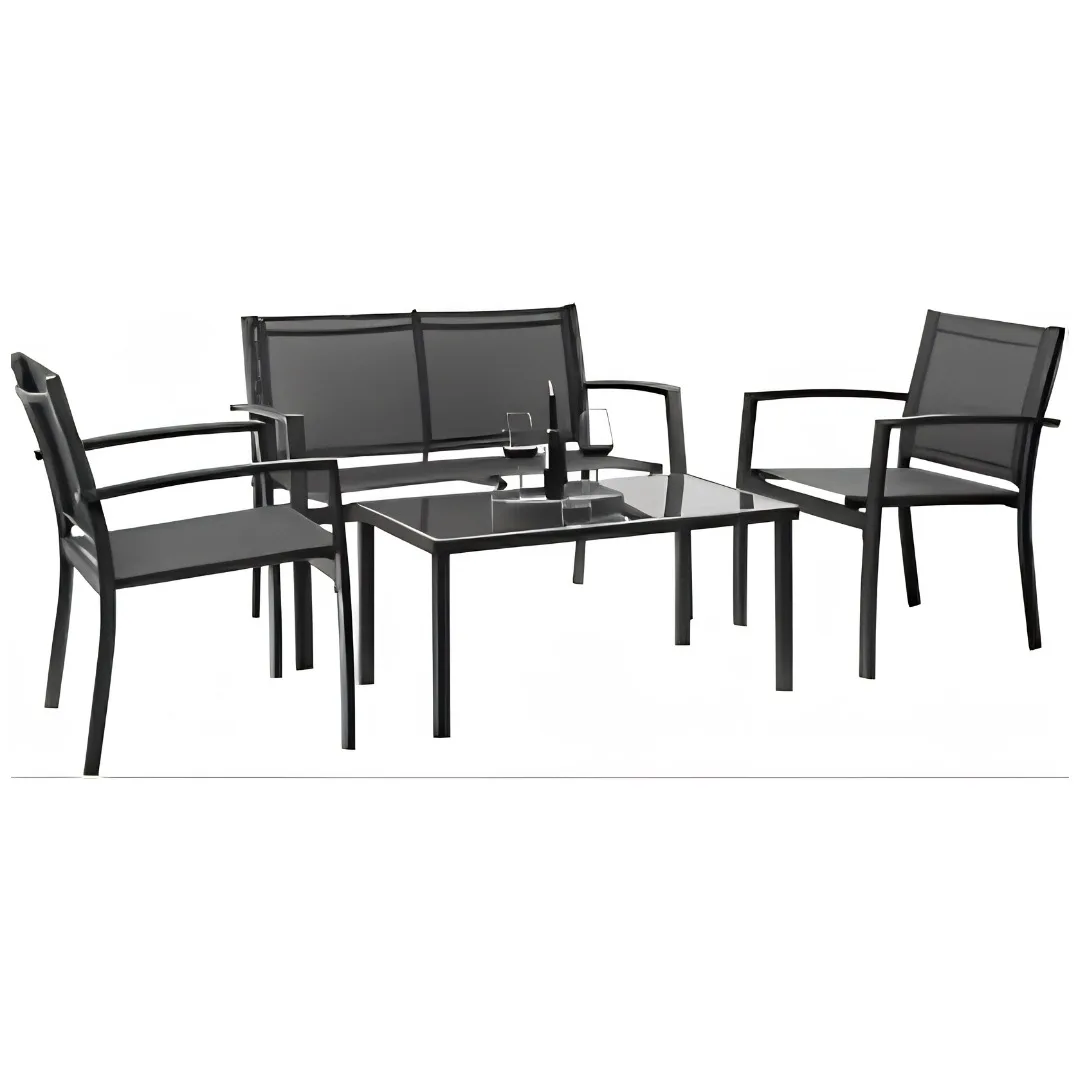 Set Outdoor FABBYGO FS5062 me Tavolinë Xhami