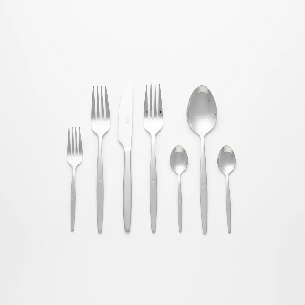 Set Servirje Luge Pirunj /Set 24 cope / Luge, Pirun , Thike, Luge Embelsire / Silver