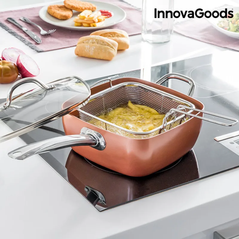Set tava bakri për të gjitha qëllimet 5 në 1 Coppans InnovaGoods 4 copë