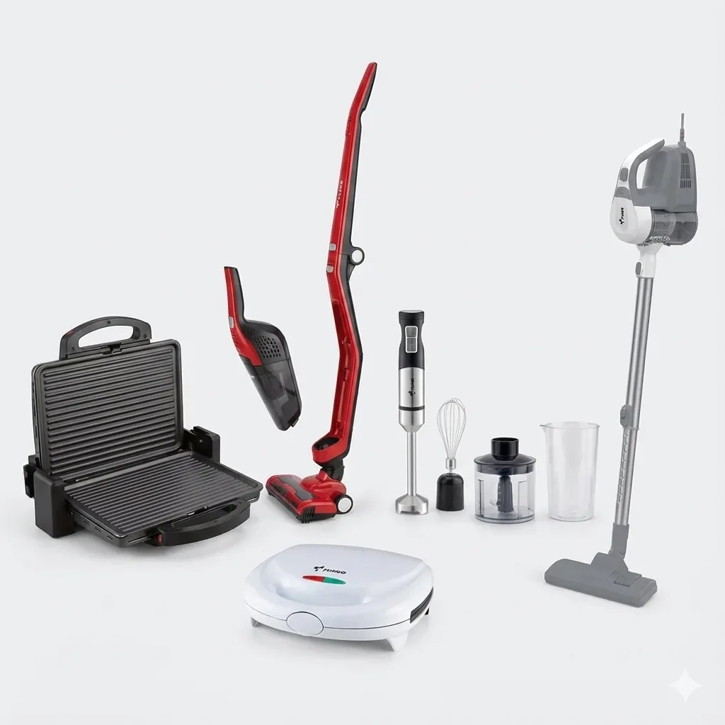 Set Toster FUEGO EL-07A + Blender Dore FUEGO CHB-009 + Fshesë Vertikale FUEGO V8260 & V8292A + Grilë Elektrike FUEGO G-8601