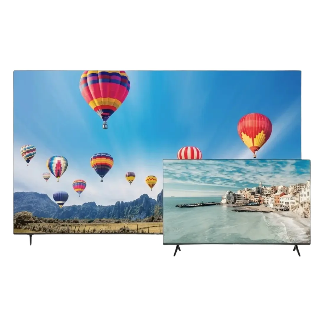 Set TV Elektra 85" ET-X85QUHDD QLED 4K Smart Vidaa + TV Elektra 43" ET-X43FHDD Full HD Smart Android Frameless