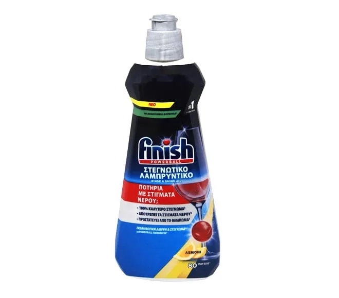 We need to normalize "Shkelqyes Lavastovilje Finish LIMON 400ML". Brand is SHKELQYES. MPN is 5201347176525 (EAN). The title includes "Lavastovilje" which means dishwasher in Albanian, and "Finish" might be a product line or brand? Actually "Finish" is a brand for dishwasher